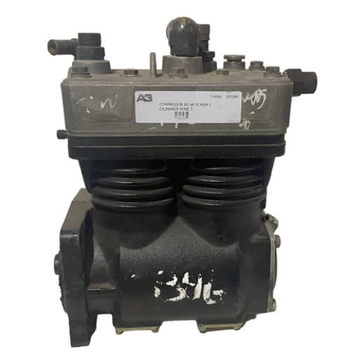 005284 Compressor De Ar Scania 2cilindros Serie5 Sem Revisar