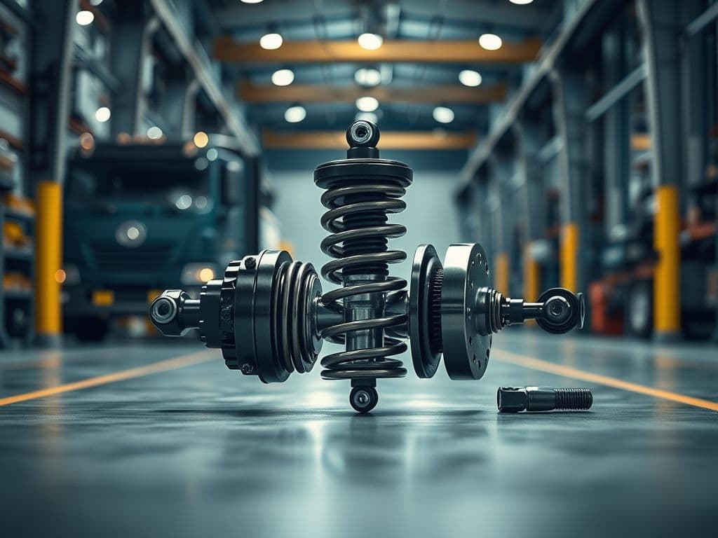 O que é Amortecedor Pneumático - Peças de Caminhão