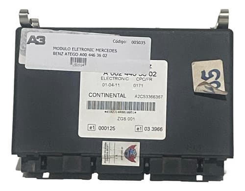 005035 Modulo Eletronic Mercedes Benz Atego A00 446 36 02