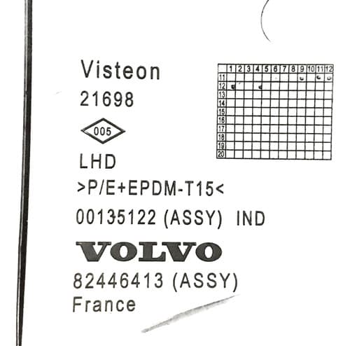 003855 Tampa Painel Volvo Vm 82446413