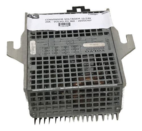 003670 Conversor Voltagem 12/24v 20a - Volvo Fh 460 -