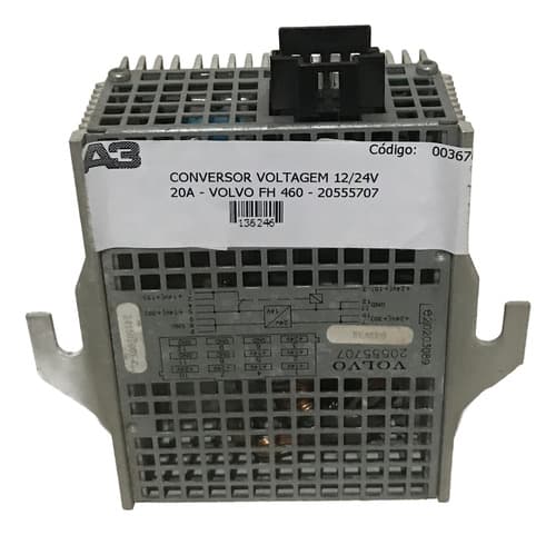 003670 Conversor Voltagem 12/24v 20a - Volvo Fh 460 -