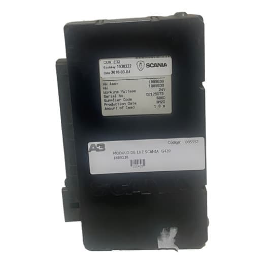 005552 Módulo de Luz Scania G420 1889538 - Sem Revisão