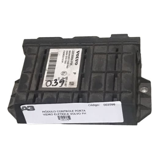 003599 Módulo Controle Porta Vidro Elétrica Volvo FH 22038894