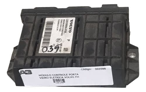 003599módulo Controle Porta Vidro Eletrica Volvo Fh 22038894