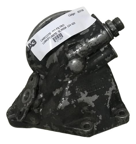 003758 Cabeçote Do Filtro Lubrificante Scania 124 150275